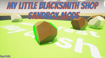 My little Blacksmith shop sandbox mode - Update alpha 0.0.71 - New areas to explore and houses