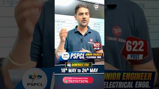 This week's schedule for PSPCL JE Electrical 2026