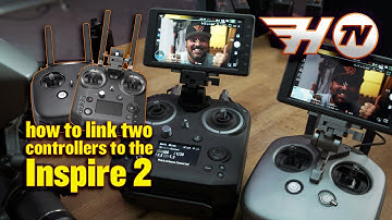DJI Inspire 2 Drone (How To Link Two Controllers)