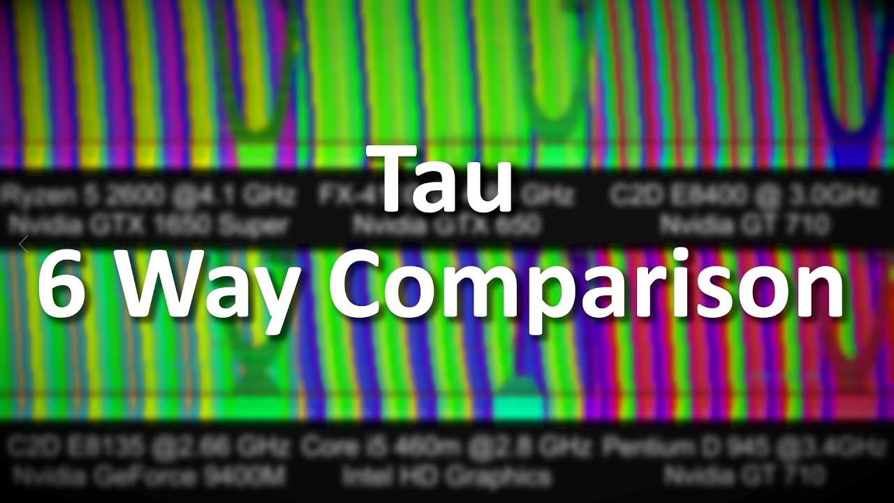 [Black MIDI] Six-Way Tau Comparison