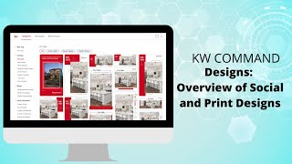 KW Command: Designs - Overview of Social & Print Designs