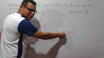 CÁLCULO DEL GRADIENTE DE DOS Y TRES VARIABLES