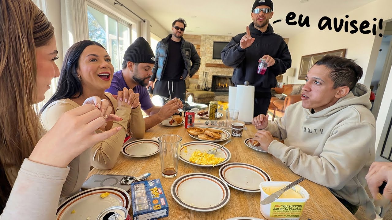 CAFÉ DA MANHÃ DA BREAKMEN NA NEVE