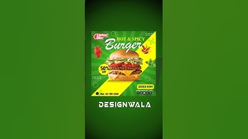 Ese Banaao Burger Post Ko Corel Me... #coreldesign #foodies #socialmedia #shorts