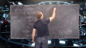 Differential Equations | Series Solutions Example 1