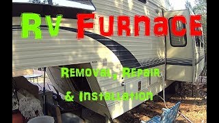 RV Furnace Removal, Repair & Installation (Suburban SF30 Shown)
