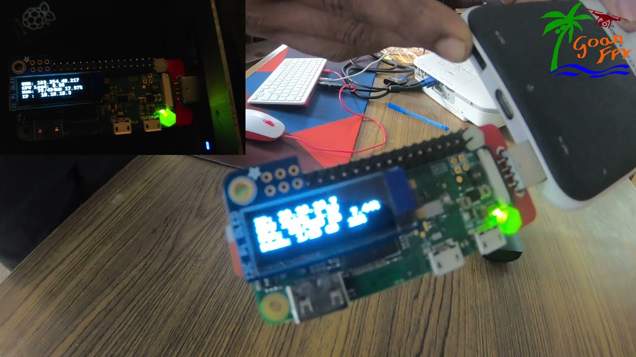 Raspberry Pi Workshop by GoanFPV.in - OLED screen Demo