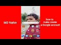 How to make create a google account in mobile  md nahin