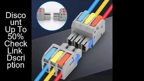 10PCS Docking Mini Quick Wire Connector Universal Compact Electrical Wiring Connectors Push-in Butt