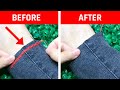 Invisible Stitching Techniques: Invisible Stitch on Jeans