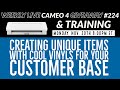 TRW Live Cameo 4 Giveaway & Training! Making Unique Items for your Customer Base