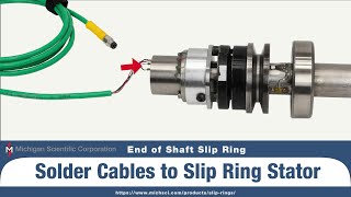 End of Shaft Slip Ring Installation