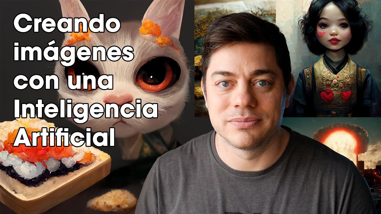 Creando imágenes con una Inteligencia Artificial - YouTube