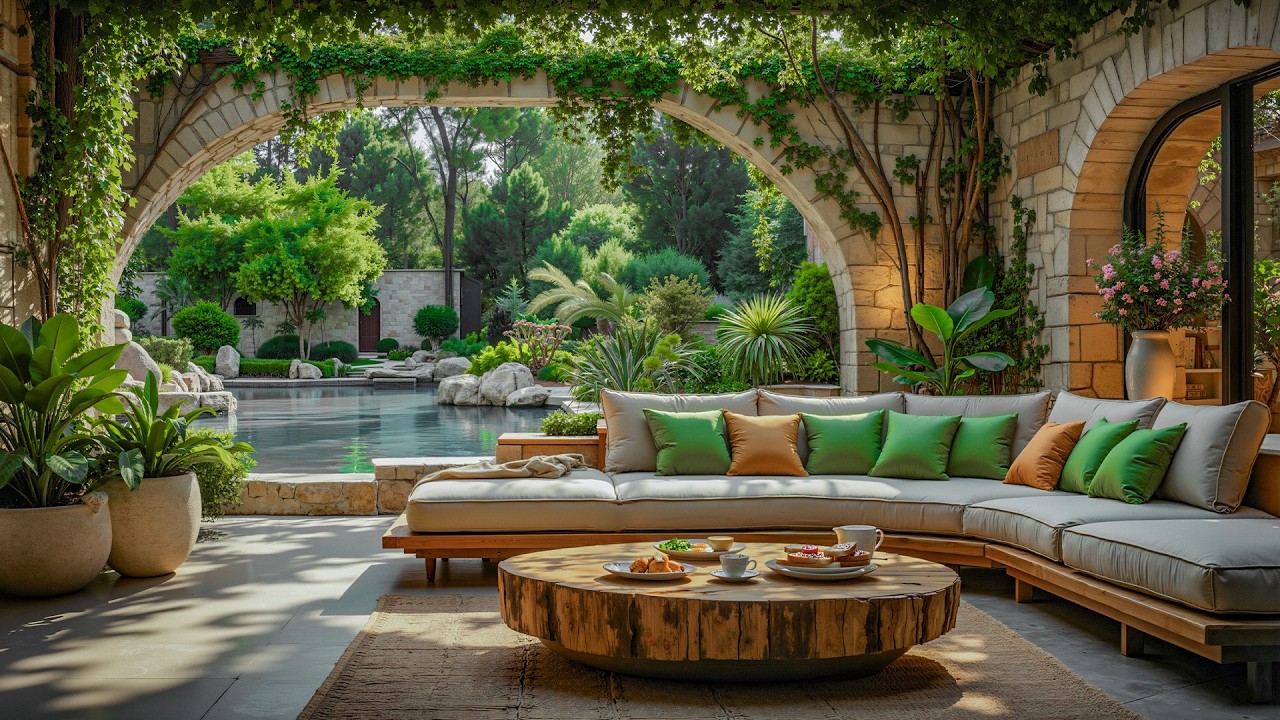 Smooth Jazz with Natural Ambience for Relaxation 🌿 Gentle Outdoor Coffee Jazz in the Forest