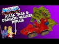 MOTU Attak Trak & Dragon Walker Repair! Vintage He-Man Mattel