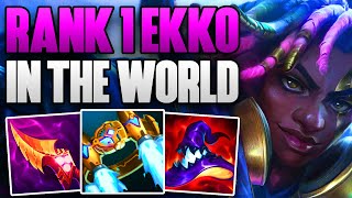 BEST EKKO PLAYER IN THE WORLD CARRIES HIS TEAM! | CHALLENGER EKKO MID GAMEPLAY | Patch 13.23 S13