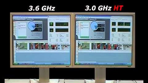 Pentium 4 3 6GHz vs 3 0 HT