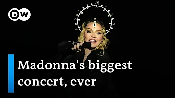 Madonna gives free concert to 1.6 million people on Brazil's Copacabana beach | DW News