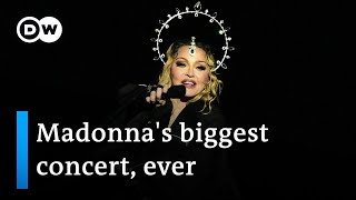 Madonna gives free concert to 1.6 million people on Brazil's Copacabana beach | DW News