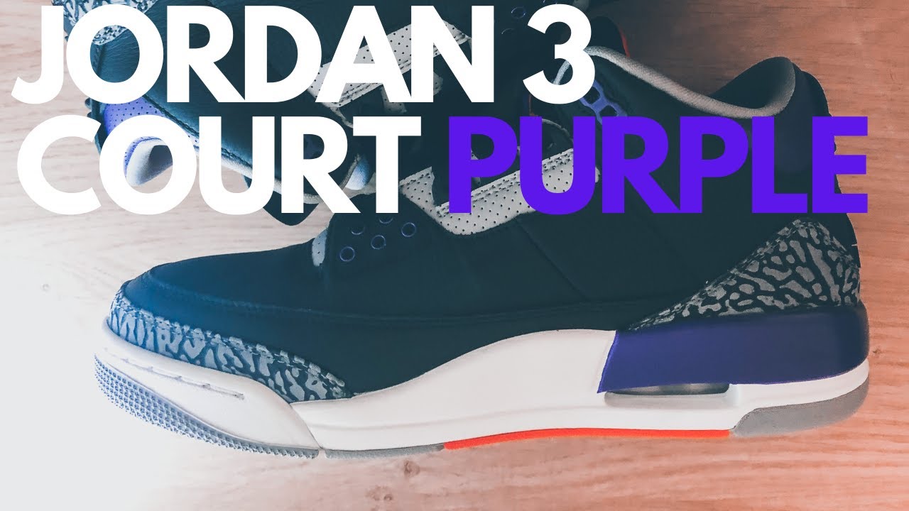 JORDAN 3 COURT PURPLE ON-FEET REVIEW!