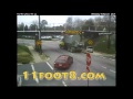 Speeding truck bends 11foot8 crash beam
