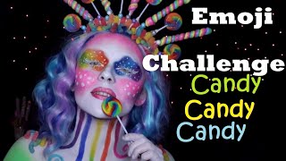 Candy | Emoji Challenge | Body Painting Makeup Tutorial screenshot 5