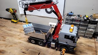 Rc Man Tgs Bruder 6X44 Palfinger Crane 116 Scale