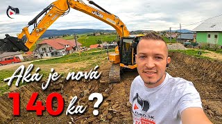 Prvý deň a prvé dojmy | JCB 140X pásový bager