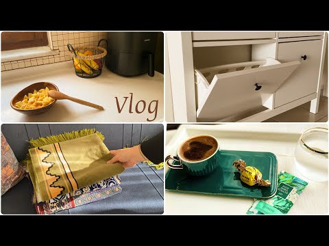 Sessiz Vlog/ Dresuar ve Vestiyer Düzeni/ Sirkeli Su İçmek/ Sade Düzenli Ev Vlog/ Temizlik Vlog