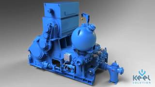 Mud pump (turntable animation)