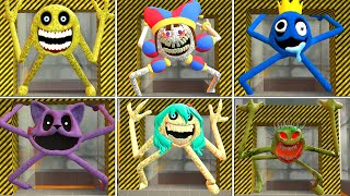ALL ROBLOX SMILEY'S STYLIZED NEXTBOTS and ZOONOMALY MONSTER TORTURE in Garry's Mod!