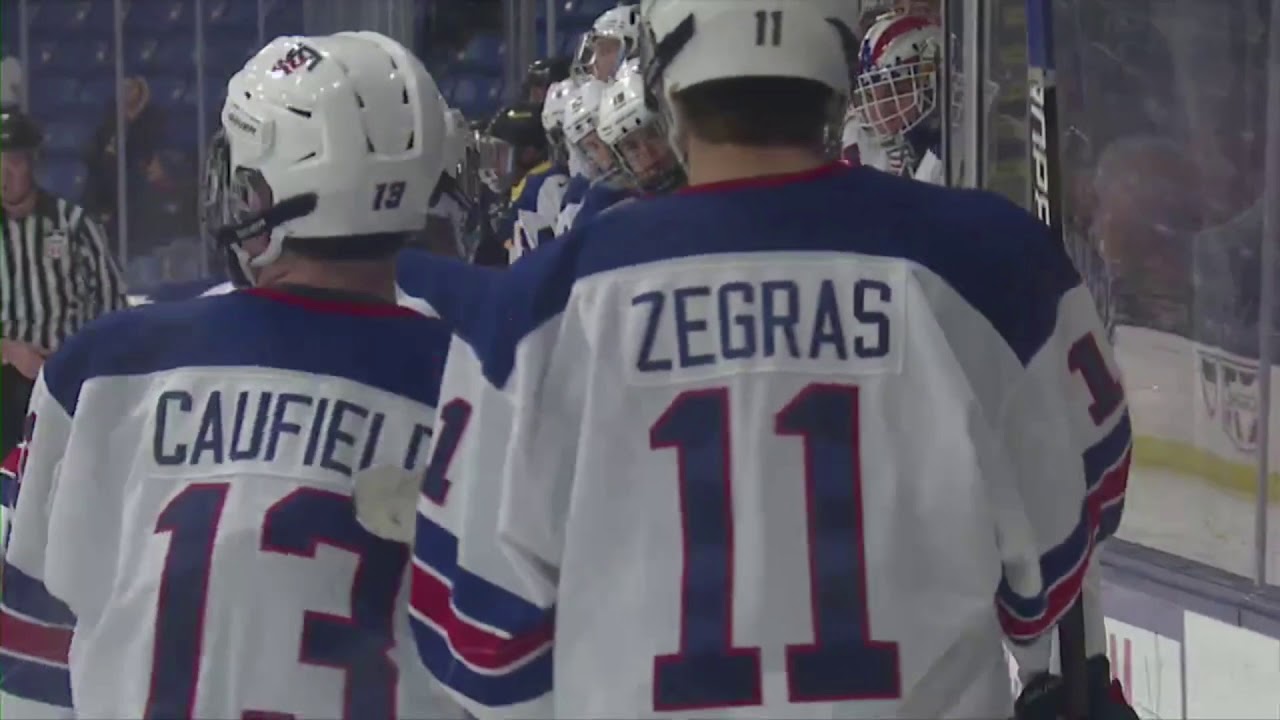 HIGHLIGHTS: U18s cruise past Adrian College behind Turcotte, Boldy