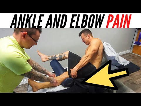 ELBOW PAIN CAUSING GRIP TO DIMINISH AND ANKLE PAIN