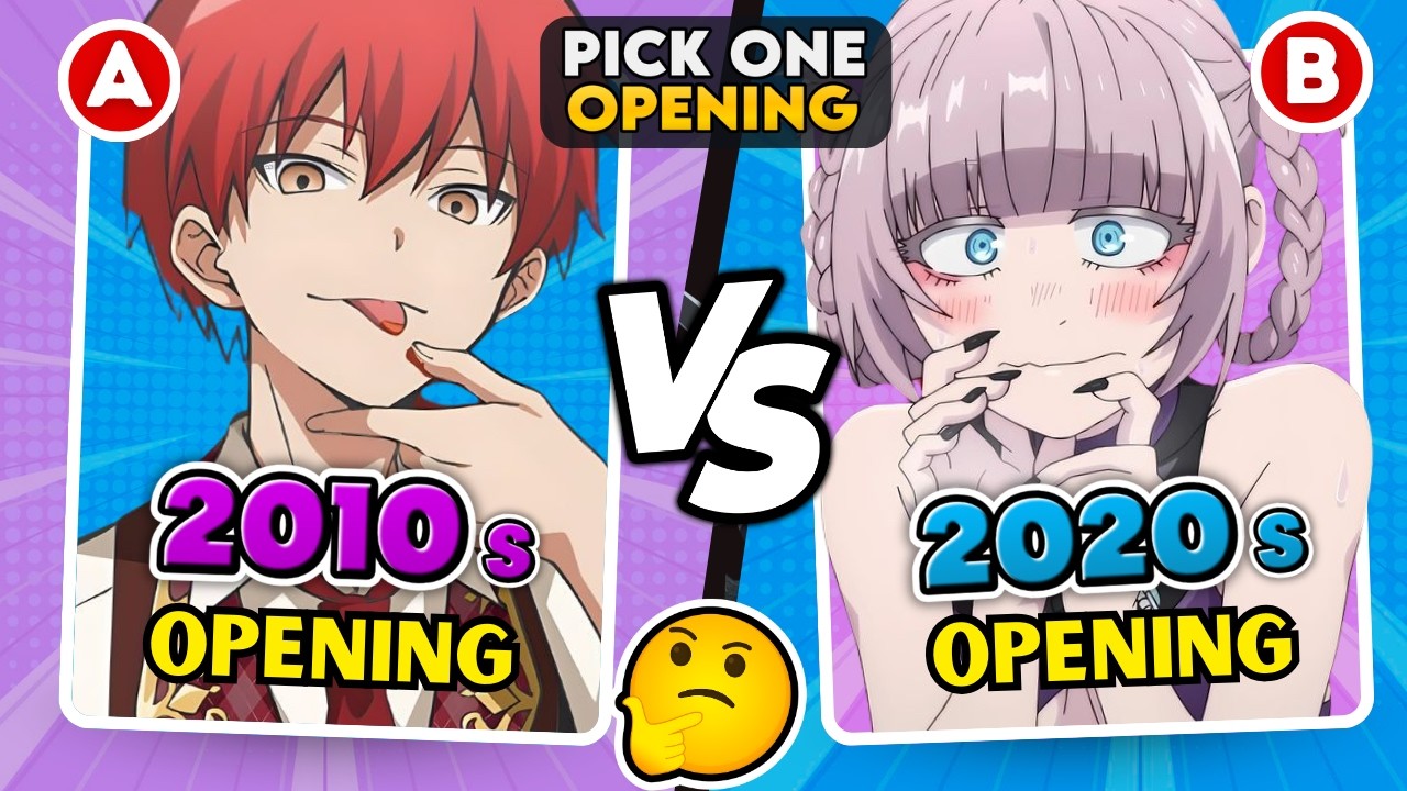 🎶 2010s vs 2020s Anime Openings 🔥 Which Decade Had the BEST Openings? | Anime Quiz!