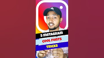 5 Instagram New Cool Fonts #shorts