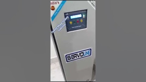 HOW To Installation./30KVA SERVO Voltage Stabilizer/ #machine #cncmachine SERVOLINE POWER CONTROL