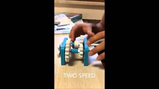 TWO SPEED GEAR BOX ME102 TERM PROJECT