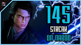 Star Wars Battlefront 2｜Anakin Skywalker 145 Killstreak on Naboo