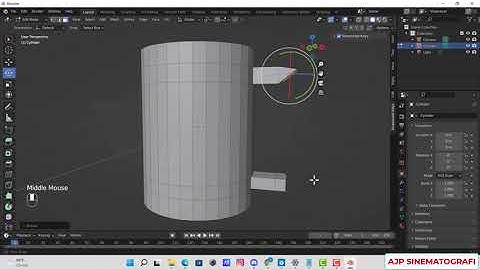 Tutorial Pembuatan Gelas MUG di 3D Blender 3.0 (versi terbaru)