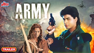 Army Movie Trailer | Shahrukh Khan, Sridevi, Danny Denzongpa | Hindi Action Movie