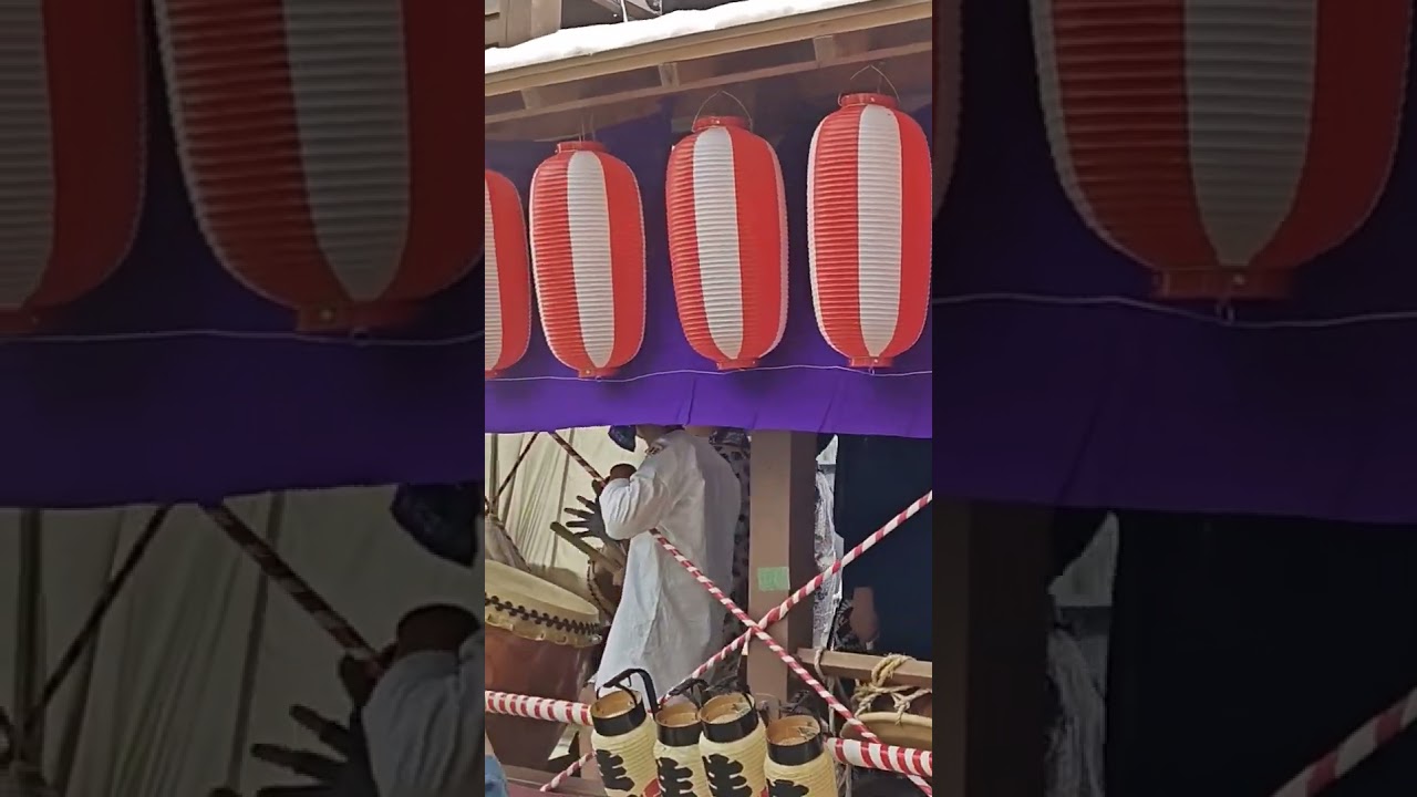 令和6年 土浦祇園祭 生田町の獅子屋台の囃子 #祭囃子 - YouTube