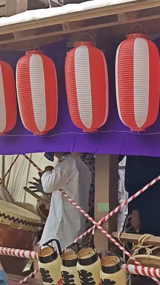 令和6年 土浦祇園祭 生田町の獅子屋台の囃子 #祭囃子 - YouTube