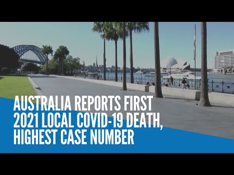 Australia reports first 2021 local COVID-19 death, highest case number