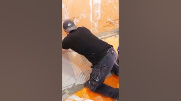 How to Install Large Format Tile on a Shower Floor