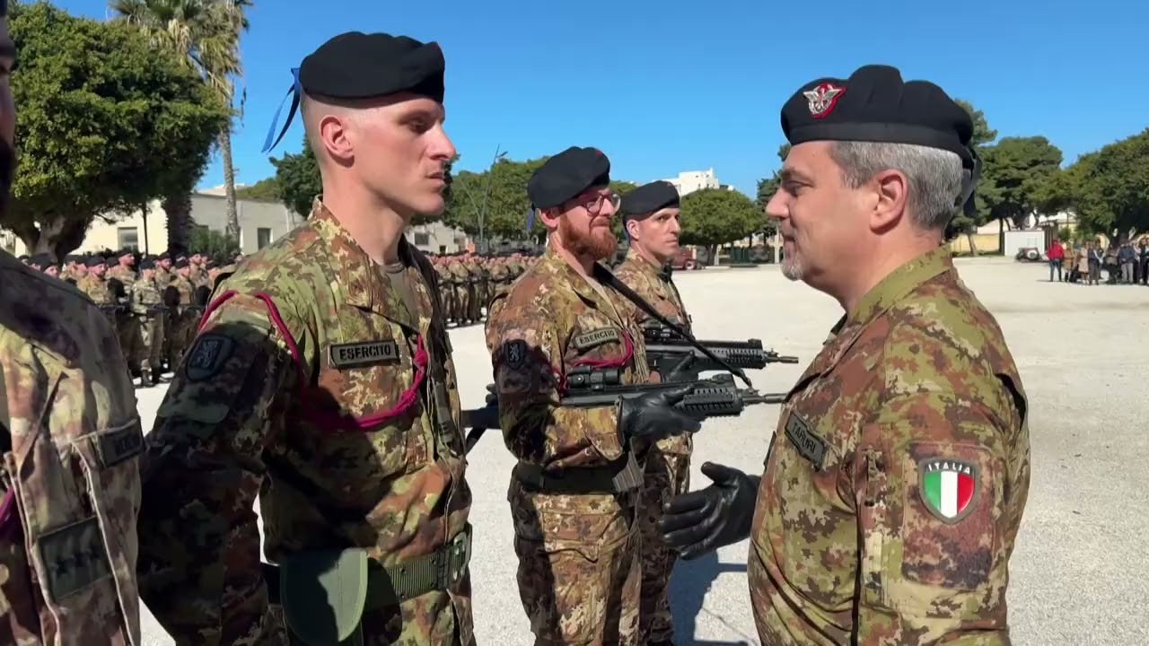 I BERSAGLIERI RIENTRANO A TRAPANI