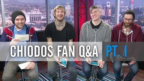 Chiodos — The PV Fan Q&A Part 1 (Interview)