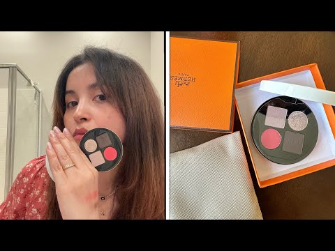 New Hermes Ombres d'Hermes Eye Shadow Quartet / Unboxing - YouTube