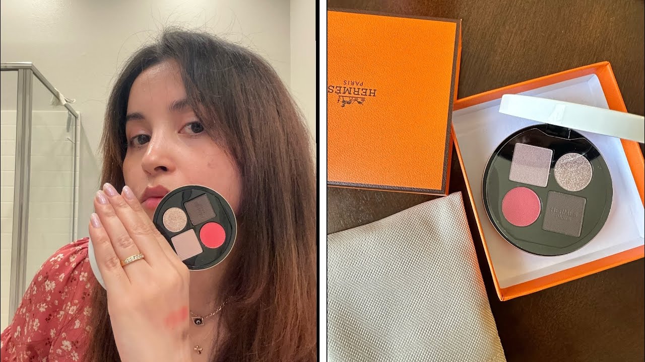 New Hermes Ombres d'Hermes Eye Shadow Quartet / Unboxing - YouTube