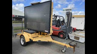 Ver-Mac Electric Sign Board Trailer