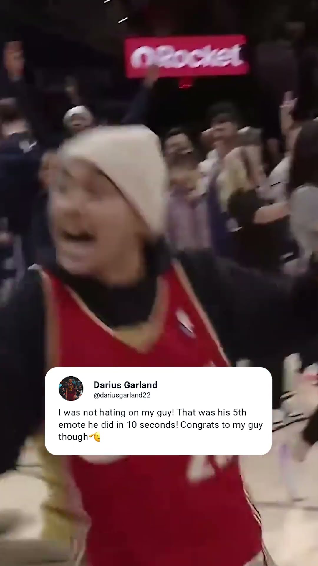 Darius Garland had to clear up the confusion ?